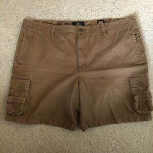 Men's Brown Cargo Shorts